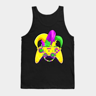 Funny Gaming Mardi Gras Video Game Tank Top